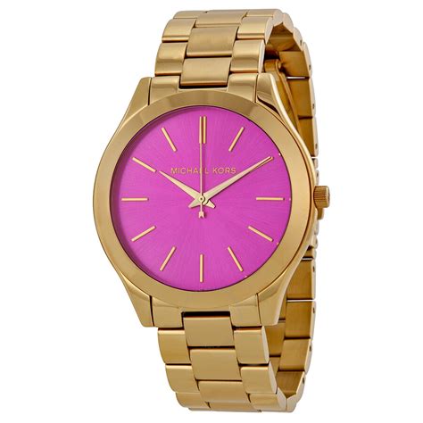 Michael Kors Runway Pink Dial Ladies Watch MK3264